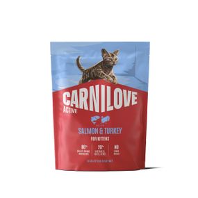 Сухий корм для кошенят з індичкою та лососем Carnilove Active Salmon & Turkey Kitten, 400 гр