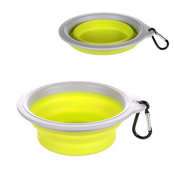 Миска складана з карабіном Flamingo Travel Bowl Bubo, 375 мл