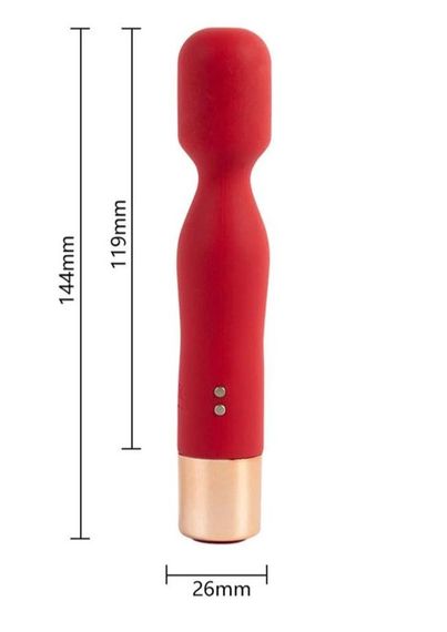 Вібромасажер - Vibrating Spear G-Spot Vibrator Red Sex Aura | Зображення 2