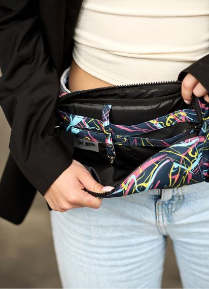 Жіноча сумка бананка Sambag HOLSTER MSH ABSTRACT 36 × 14 × 4 см (87118707) | Зображення 1