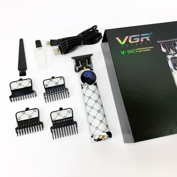 Набір машинок для стрижки VGR V-942, Машинка для стрижки хороша Електрична машинка потужна FA-24 | Зображення 9