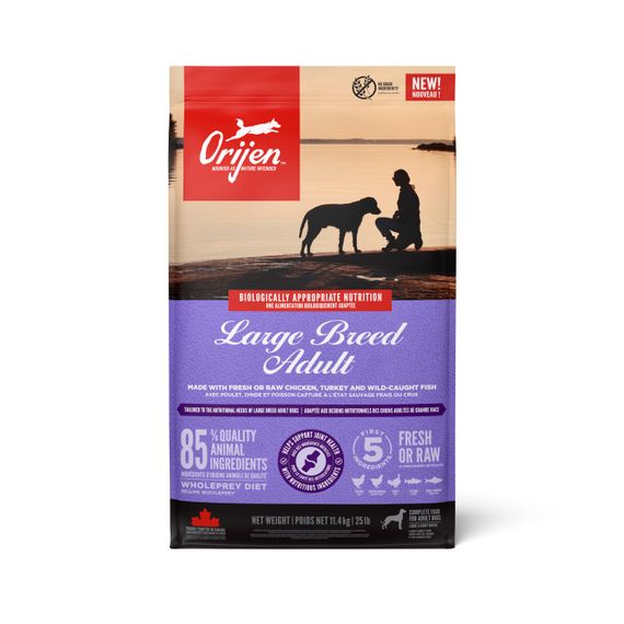 Сухий корм з птицею та рибою для собак великих порід Orijen Large Breed Adult, 11.4 кг | Зображення 1