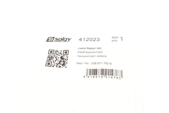 Ремкомплект кабеля свічки розжарювання VW Caddy III 2.0 SDI 04-10 412023 | Зображення 4