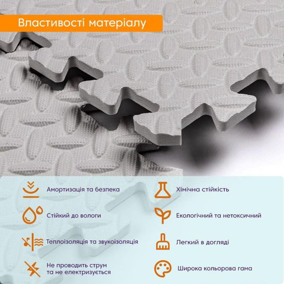 Підлогове покриття GREY 60*60 cm*1cm (D) SW-00002569 | Зображення 3