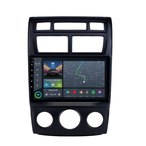 Штатная магнитола Torssen Kia Sportage 2 05-09 conditioneer F98256 4G Carplay DSP | Зображення 1
