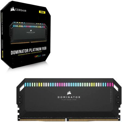 Модуль памяти для компьютера DDR5 32GB (2x16GB) 6200 MHz Dominator Platinum RGB Black Corsair | Зображення 4