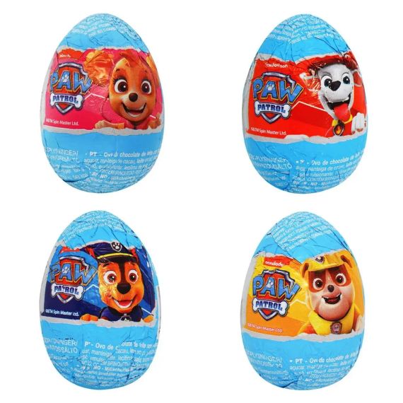 Конфеты шоколадные яйца Zaini Paw Patrol (Щенячий патруль) 3шт х 20г | Зображення 2