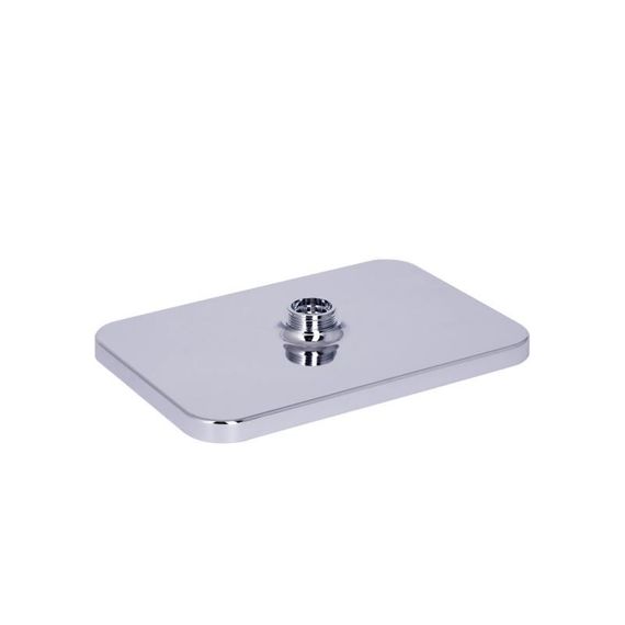 Лійка для верхнього душу Qtap Hlavova 260x180 мм прямокутна QTHLA107CRM45785 Chrome/White | Зображення 2