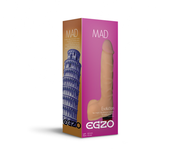 Вибратор EGZO Ciberskin V001 ( 22,5 см х 4,5 см ) sexstyle | Зображення 1