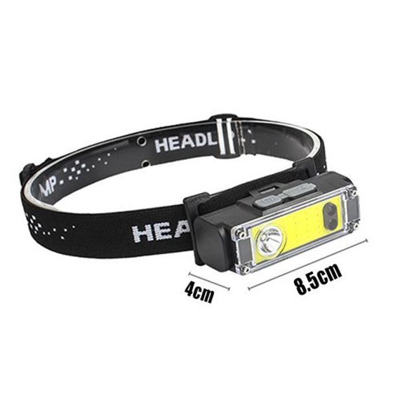 Ліхтар налобний ZP-198 BL-T124-ХРЕ+COB (White+Red) | Зображення 1