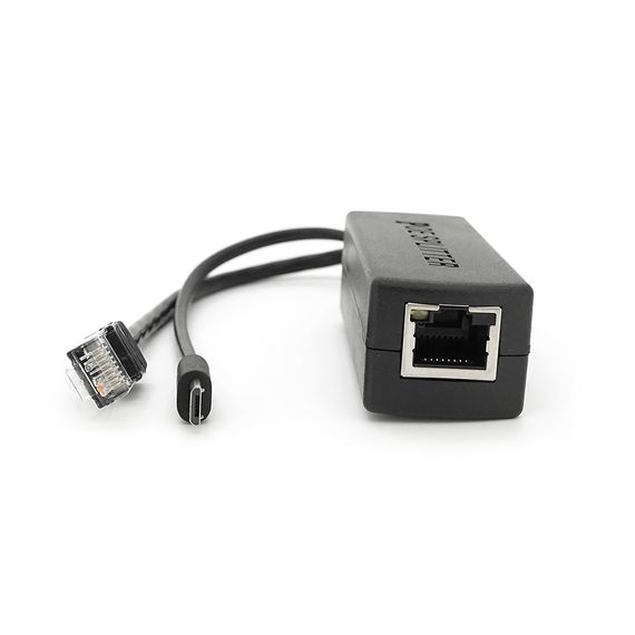 POE сплиттер AOT-0524 48V-5V, RJ45, Mini-USB (10/100Мбит