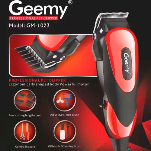 Машинка для стрижки животных GEEMY 8 в 1 GM-1023, 4 насадки, 2 щетки | Зображення 7