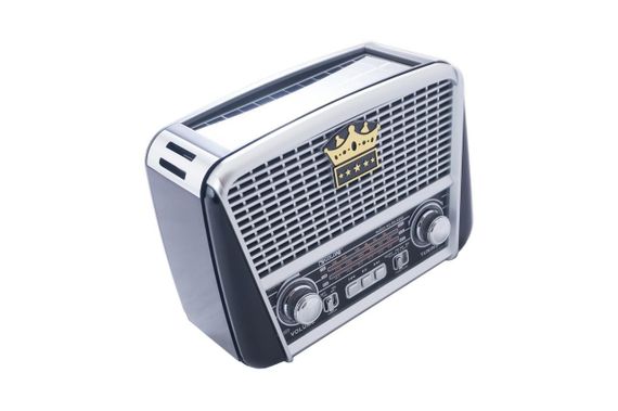 Радіоприймач Golon RX-455S акумуляторний портативний з USB, сонячною панеллю і підтримкою карт пам'яті | Зображення 1