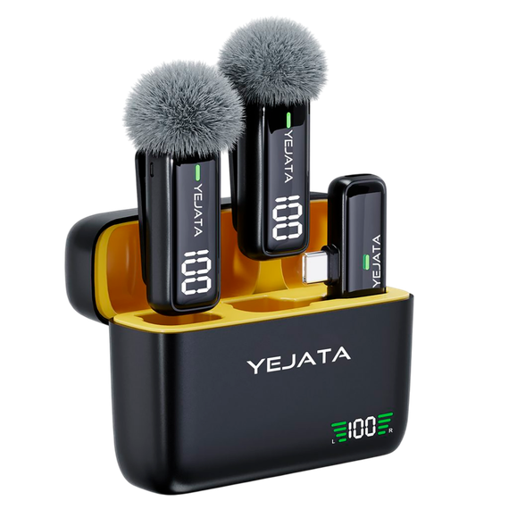 Микрофонная радиосистема YEJATA Wireless Microphone (2A3XK-K6). | Зображення 1