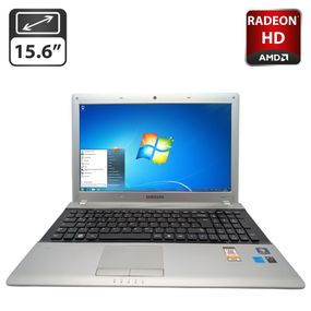 Ноутбук Samsung RV515 / 15.6" (1366x768) TN / AMD E-450 (2 ядра по 1.65 GHz) / 8 GB DDR3 / 500 GB HDD / AMD Radeon HD 6470M, 1 GB GDDR3, 64-bit / WebCam б/в