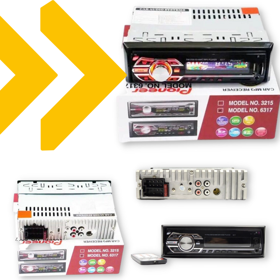 Автомагнітола XPRO MP3 RGB-панель та з пультом керування(MER-12630_815)