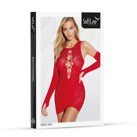 Плаття - Dress 3023, red - One Size Sex Aura | Зображення 3