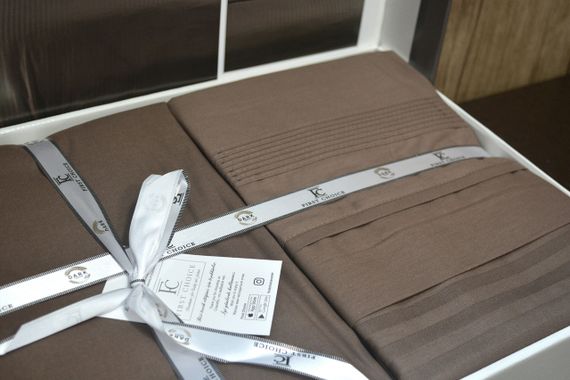 Постельное белье First Choice Ranforce Deluxe 200 х 220 см Gala Brown | Зображення 2
