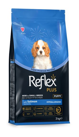 Сухой корм с лососем для щенят малых пород Reflex Plus Mini & Small Breed Puppy, 3 кг | Зображення 2