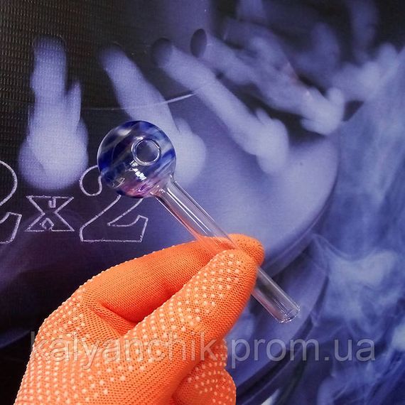 Трубка стеклянная Tigris Oil Blue