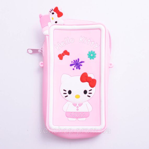 Детская силиконовая сумочка-кошелёк 17*9*2 см Розовый HP-55-21P | Зображення 1