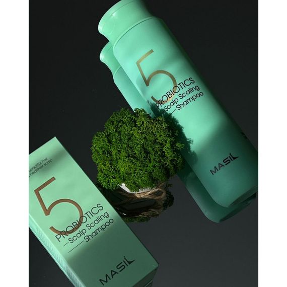 Шампунь для глубокой очистки кожи головы с 5 видами пробиотиков Masil 5 Probiotics Scalp Scaling Shampoo (300 ml) | Зображення 1