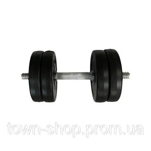Гантель наборная композитная в пластиковой оболочке Rock Pro-R 11,5 кг NE-PL-R-011