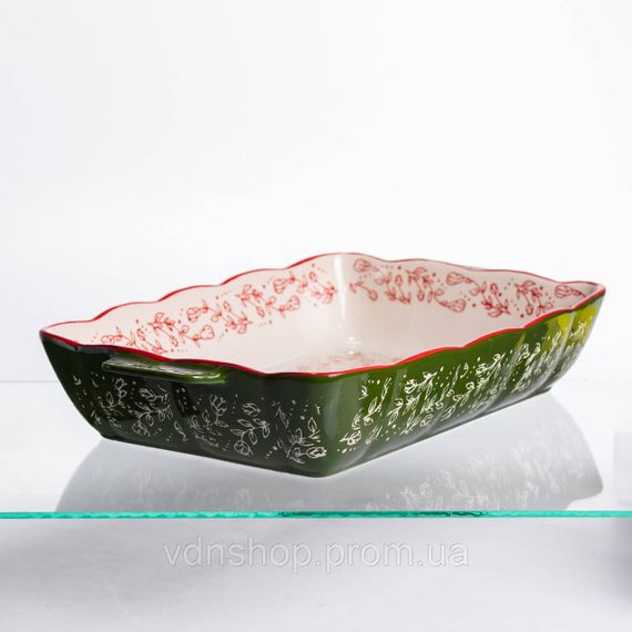 Форма для запікання та сервірування Vintage Прямокутна з ручками HM05-12 | Зображення 3