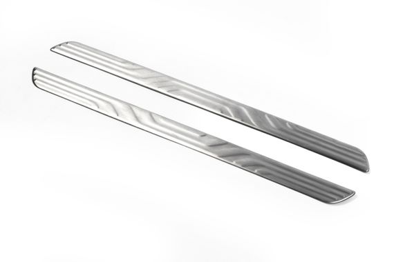 Накладки на внутрішні пороги OmsaLine (2 шт., нерж) для Renault Megane IV 2016-2024 рр