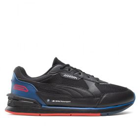 Кроссовки мужские Puma BMW M Motorsport Low Racer 307106 01 (черный, повседневные, текстиль, бренд пума) 45 (UK 10.5 / US 11.5 - стелька 29.5 см)