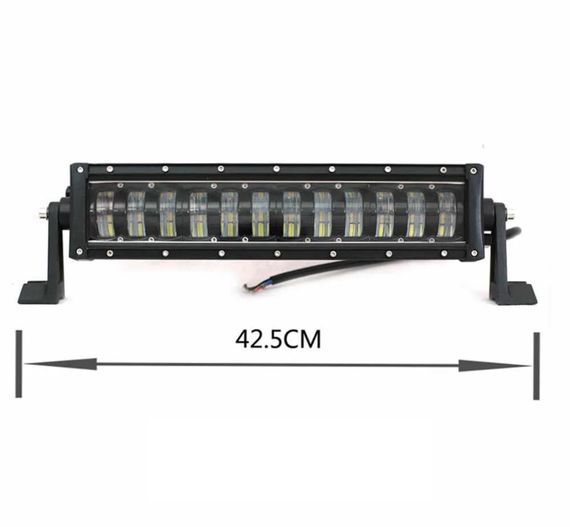 Світлодіодна балка (люстра) AllLight HP-96W ближнє+дальнє WHITE 12/24V | Зображення 6
