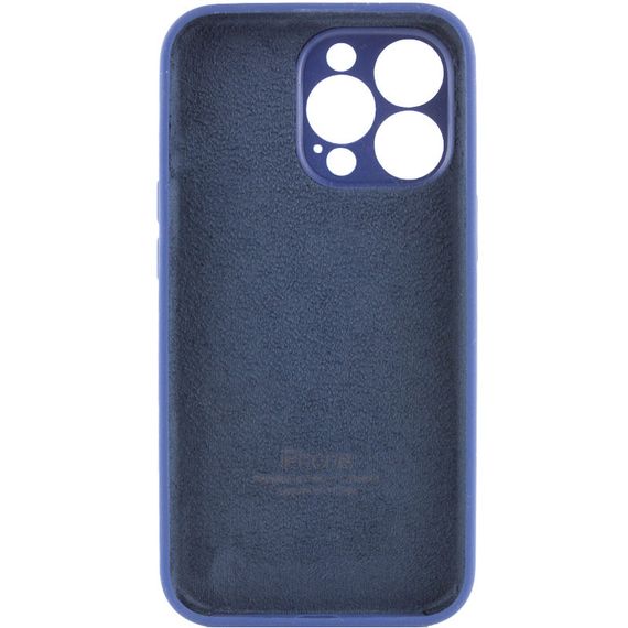 Чохол Silicone Case Full Camera Protective (AA) для Apple iPhone 13 Pro Max (6.7") Синій / Deep navy | Зображення 1