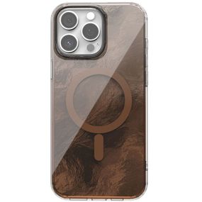 Чохол TPU Shiny Mountain (MagFit) для Apple iPhone 12 Pro / 12 (6.1") Chocolate