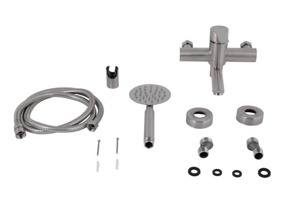 Змішувач для ванни Brinex Pure 006 Nickel BRIPUR006NKL | Зображення 3