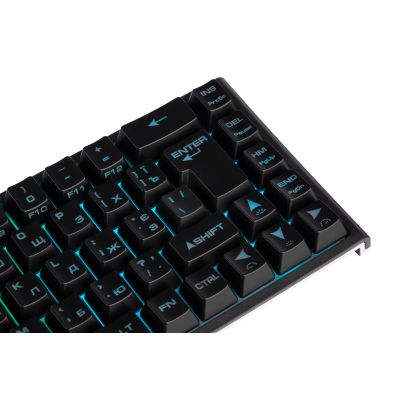 Клавіатура ігрова 2E Gaming KG350 RGB 68key USB Black Ukr (2E-KG350UBK) | Зображення 2