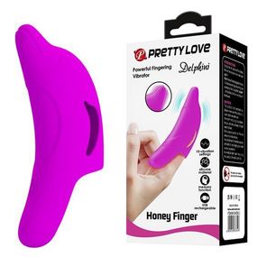 Вібронасадка на палець - Pretty Love Delphini Fingering Vibrator Purple sexstyle