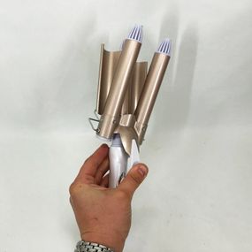 Плойка потрійна хвиля GEMEI GM-1988-25 керамічне покриття з BD-413 регулювань температури