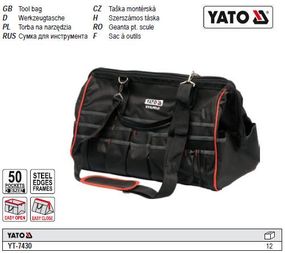 Сумка для инструменту YATO Польша 50 кишень YT-7430