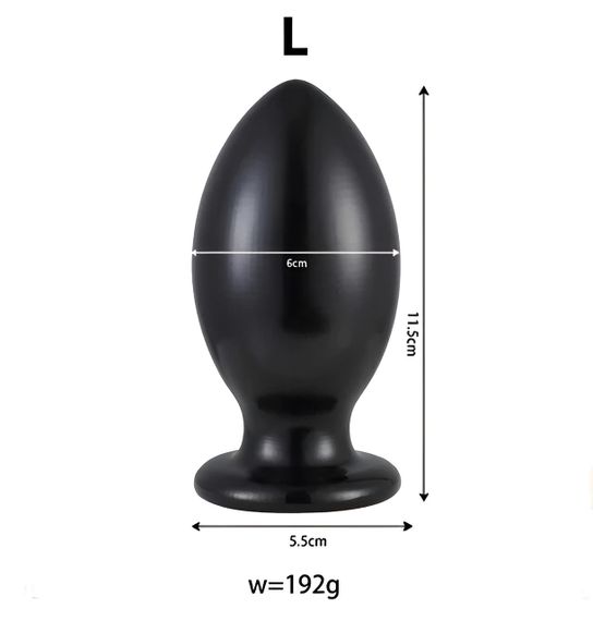 Анальна пробка OYO YQM-085 (довжина 11.5 см, діаметр 6 см) Sex Aura | Зображення 3