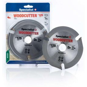 Диск отрезной для дерева Specialist+ WOODCUTTER 125x22