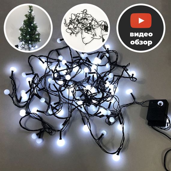 Led гірлянда класична, Світлодіоди, Гірлянди світлодіоди, Гірлянди на ялинку новорічні конуси CO-18 | Зображення 1