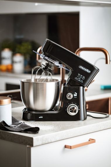Планетарный миксер тестомес Mesko MS 4217 с чашей 3,5 л, кухонный миксер для теста 1200 Вт | Зображення 5