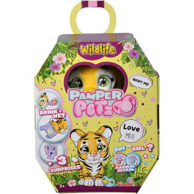 Ігровий набір Simba Pamper Petz Тигреня, що п&apos;є і писає з кольоровою лапкою 3 аксесуарів-сюрпризу (5953575) | Зображення 7