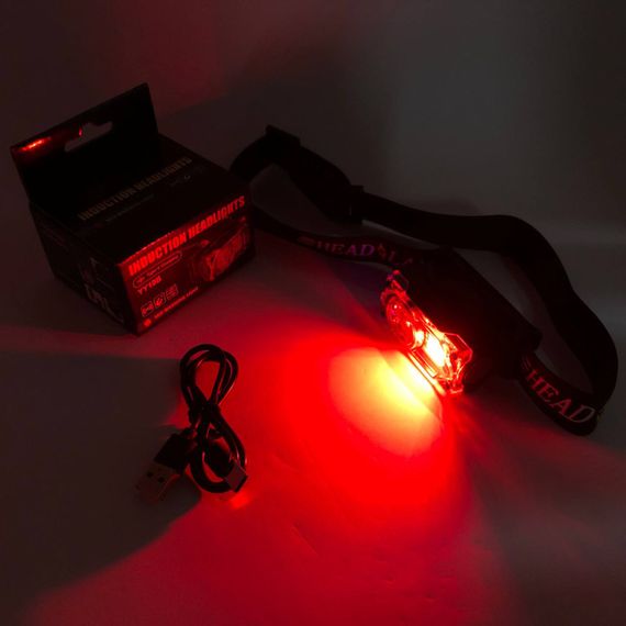 Налобный фонарь для рыбалки кемпинга YY-19B-3SMD+2COB(white+yellow+red), Мощный фонарь для рыбалки EB-58 | Зображення 2