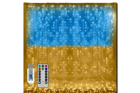 Гірлянда-штора Прапор України з пультом USB XPRO SFK-09 (44874-16905_210) | Зображення 2