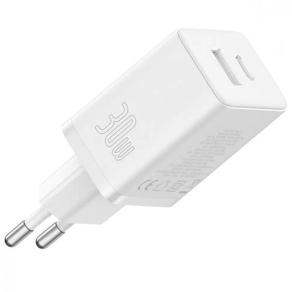 СЗУ Baseus Cube Pro Fast Charger PD30W (1USB-A/1C) (P10111404) Moon White