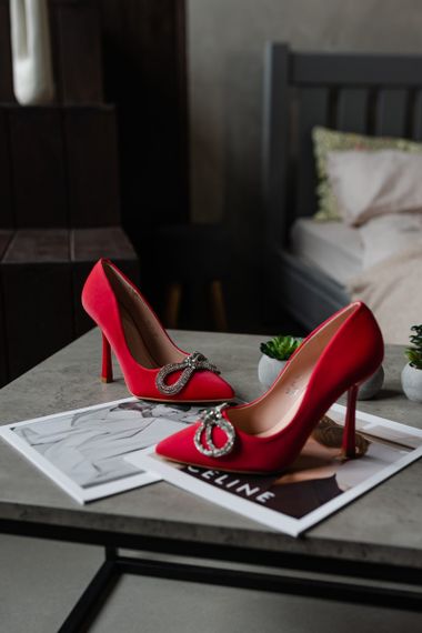 Женские туфли Fashion Bow 3957 36 размер 235 см Красный | Зображення 6