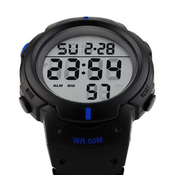 Skmei 1068BU Black-Blue | Зображення 2