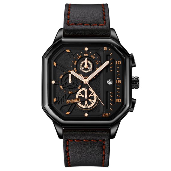 Чоловічий годинник Skmei 1963BKRG Black-Rose-Gold