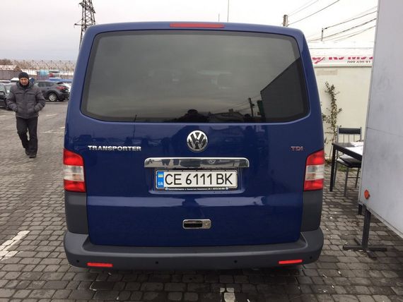 Накладка над номером двері Ляда (нерж) Transporter, Carmos - Турецька сталь для Volkswagen T5 2010-2015 рр | Зображення 1
